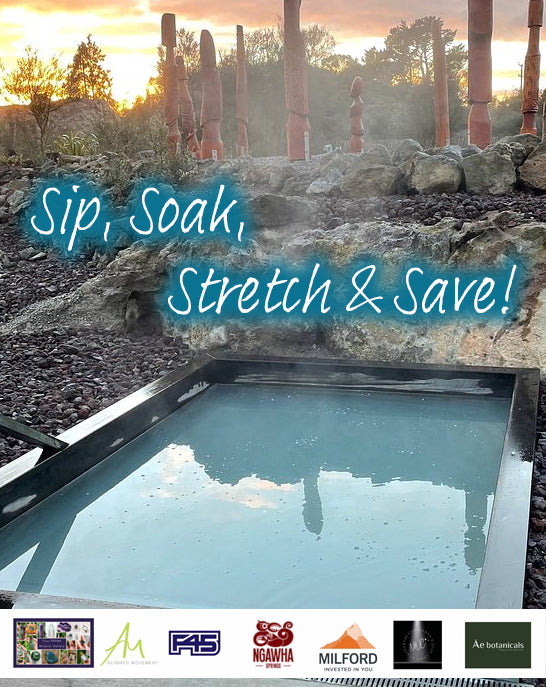 SIP, SOAK, STRETCH & SAVE | Saturday 29 March 2025