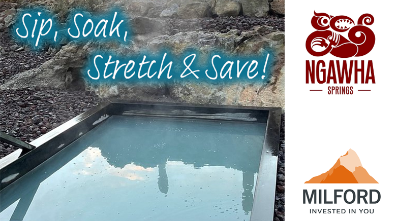 SIP, SOAK, STRETCH & SAVE: A Wellness Day at Ngāwhā Springs, March 2025