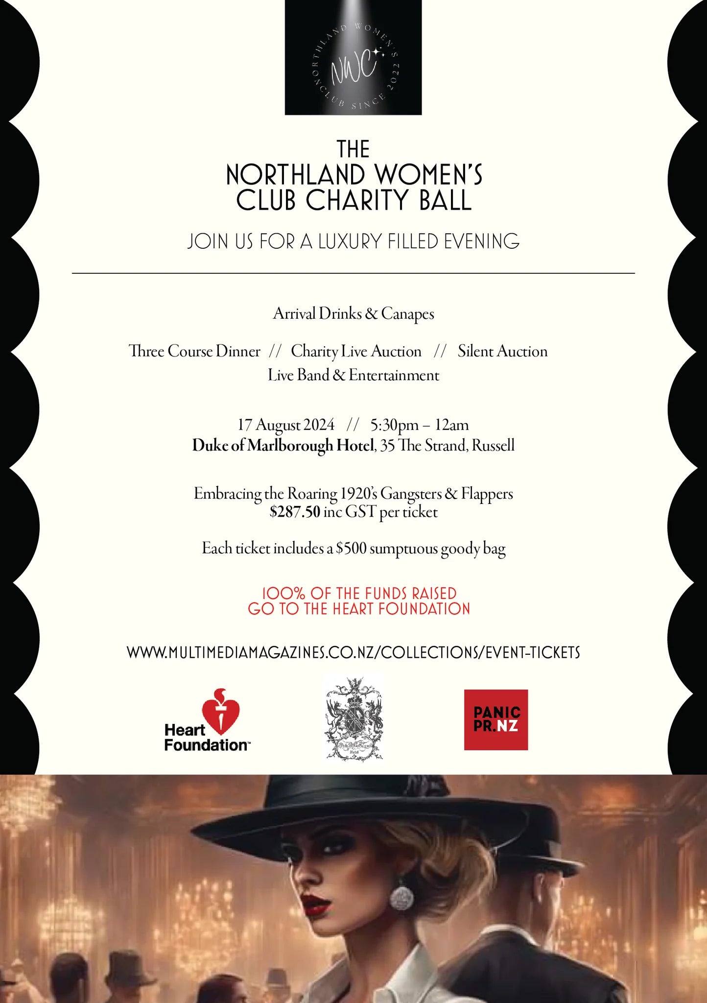 Northland Women's Club Charity Ball | Saturday 17th August 2024